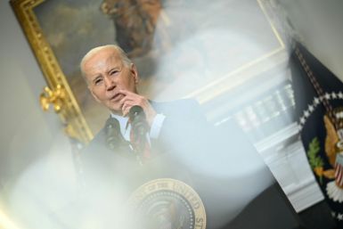 US President Joe Biden speaks about the protests over Israel's war against Hamas in Gaza that have roiled US college campuses, in the Roosevelt Room of the White House in Washington, DC, on May 2, 2024.  Biden broke his virtual silence Thursday on the nat