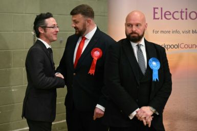 Labour's Chris Webb won the Blackpool South parliamentary by-election with a 26-percent swing from the Tories