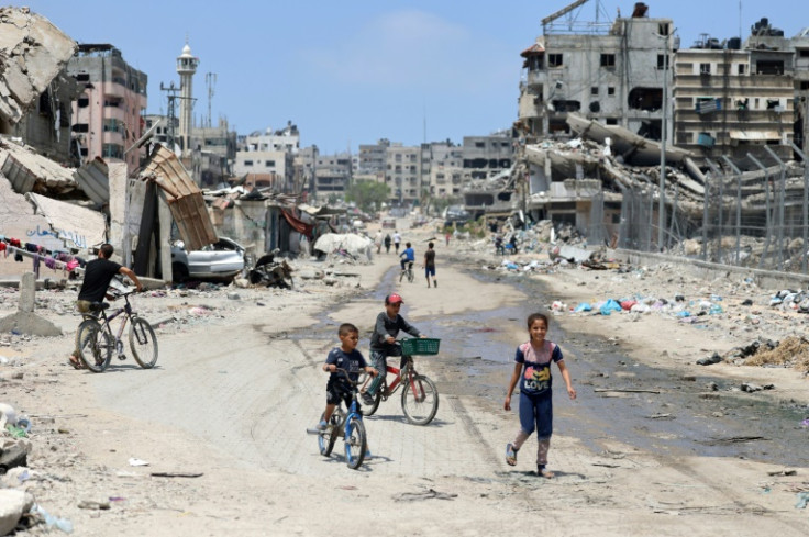 The UN says more than 70 percent of the Gaza Strip's residential buildings have been completely or partly destroyed