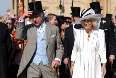 Britain's King Charles III and Queen Camilla attended a Royal Garden Party at Buckingham Palace while Prince Harry was in London