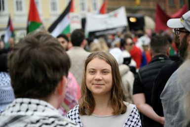 Swedish climate activist Greta Thunberg was among the protesters