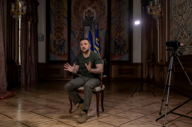 Ukrainian President Volodymyr Zelensky says Kyiv will only accept a 'fair peace'