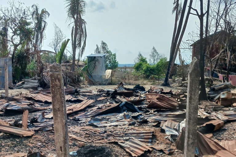 Battered, Empty Myanmar Town Shows Price Of Victory Against Junta