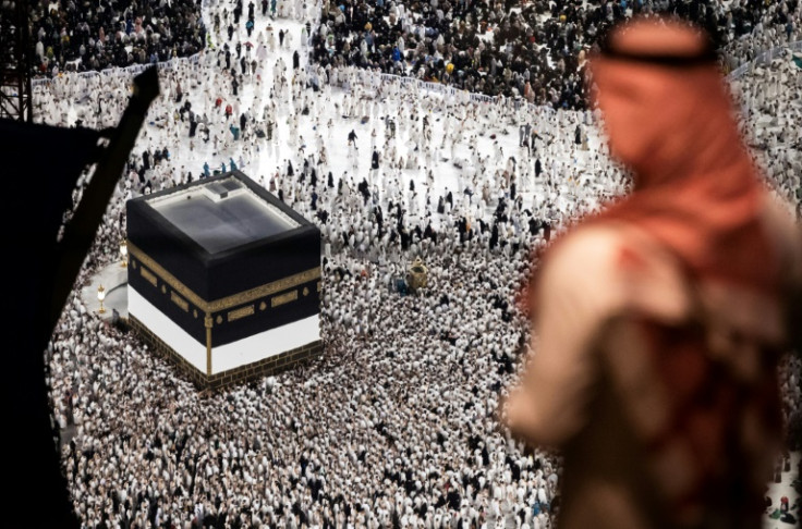 The rites at Mecca's Grand Mosque could be viewed from high-rise restaurants