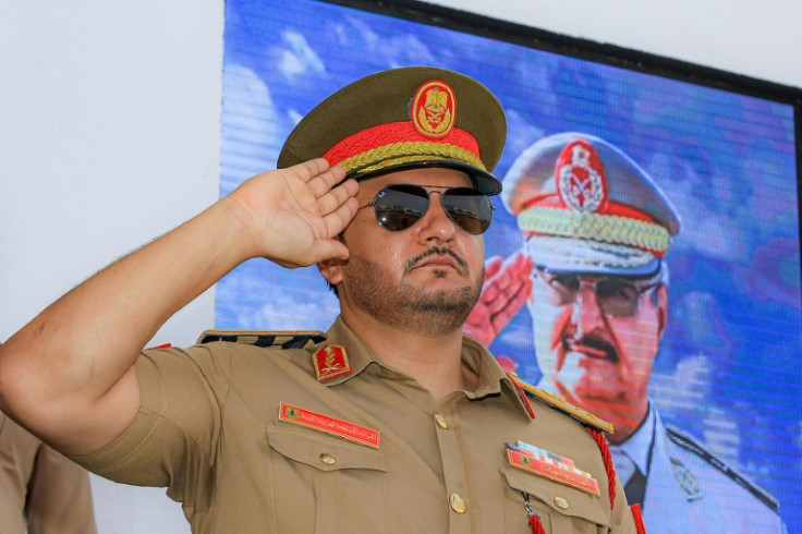 Saddam Haftar is chief of staff of the land forces within his father's self-proclaimed Libyan Arab Armed Forces