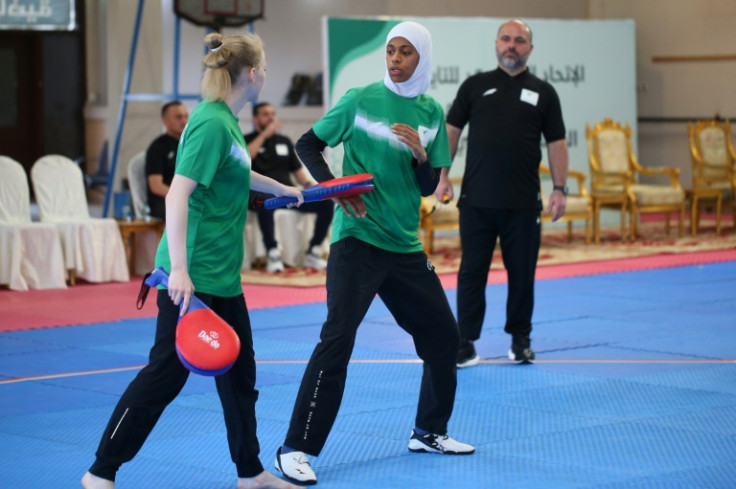 Abu Taleb has risen to world number four in her category