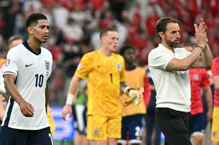 England boss Gareth Southgate (right) has said the Three Lions must improve at Euro 2024