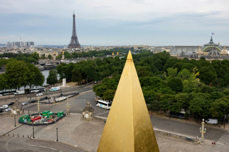 The restored Obelisk of Luxor was installed in Place de la Concorde in June 2023
