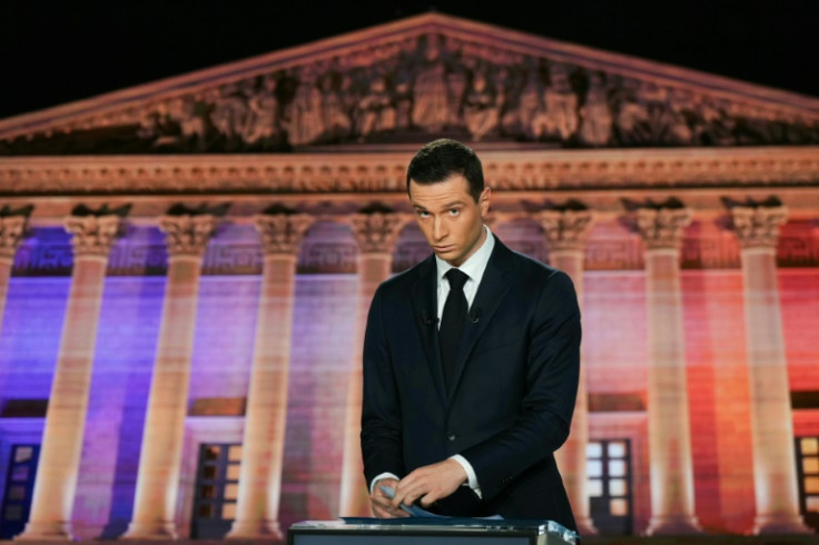 National Rally chief Jordan Bardella could have a chance to lead a government in 'cohabitation' with his rival Emmanuel Macron