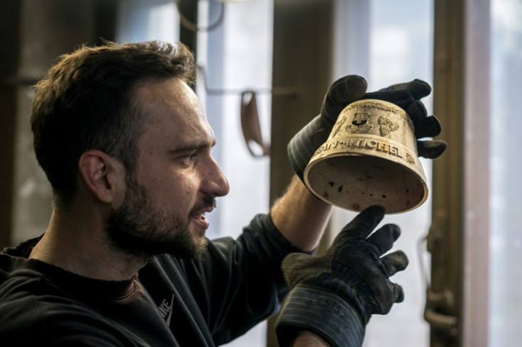 'If all goes well, one Olympic bell is three hours of work,' says Huguenin