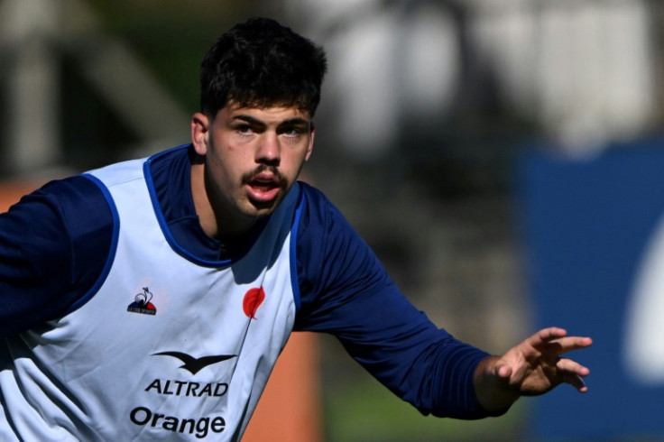 Hugo Auradou pictured taking part in a training session in Argentina in June