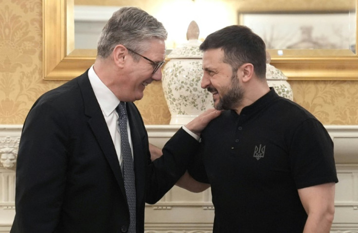 Starmer reaffirmed UK support for Ukraine in its fight against Russia's invasion during a meeting with Ukrainian President Volodymyr Zelensky