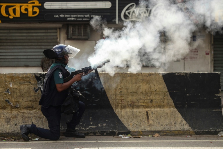 Bangladesh Army Out In Force As Police Fire On Demonstrators