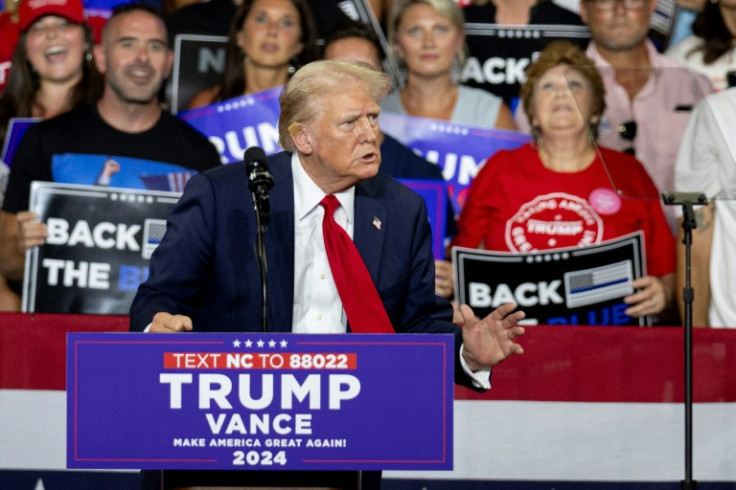 Donald Trump has ramped up his language against Kamala Harris, calling her 'radical'