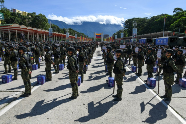 Maduro counts the military leadership among his backers in a system of political patronage