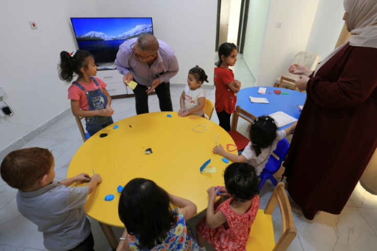 Organisers say that to begin with, the children were prone to violent outbursts but after three months of group sessions, including social skills and art therapy, their behaviour has changed