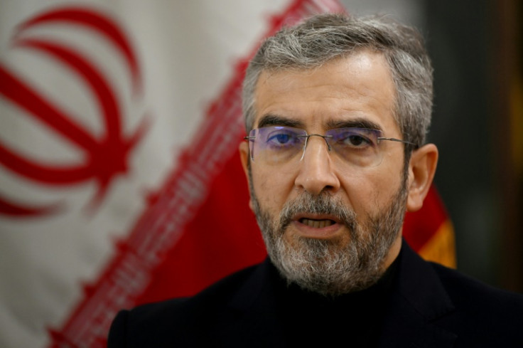 Ali Bagheri, Iran's acting foreign minister, during an interview with AFP in the Saudi Red Sea port city of Jeddah