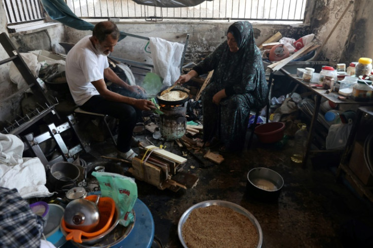 The war has displaced almost the entire population of the coastal territory