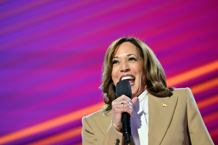 Kamala Harris paid tribute to Joe Biden in a surprise appearance at the opening of the Democratic National Convention, saying she was 'forever grateful' to him