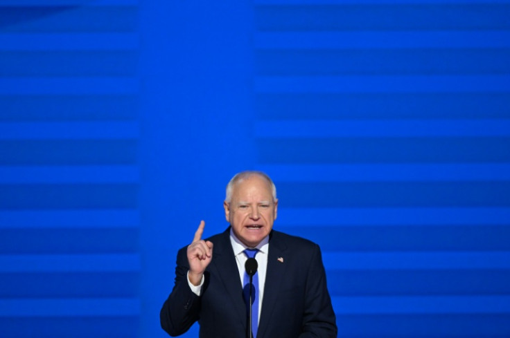 Minnesota Governor and Democratic vice presidential candidate Tim Walz spoke on the third day of the Democratic National Convention (DNC)