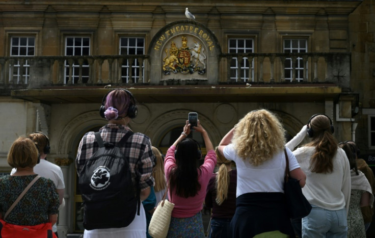 Tourists revel in the city of Bath's role as a setting for the Netflix hit 'Bridgerton'
