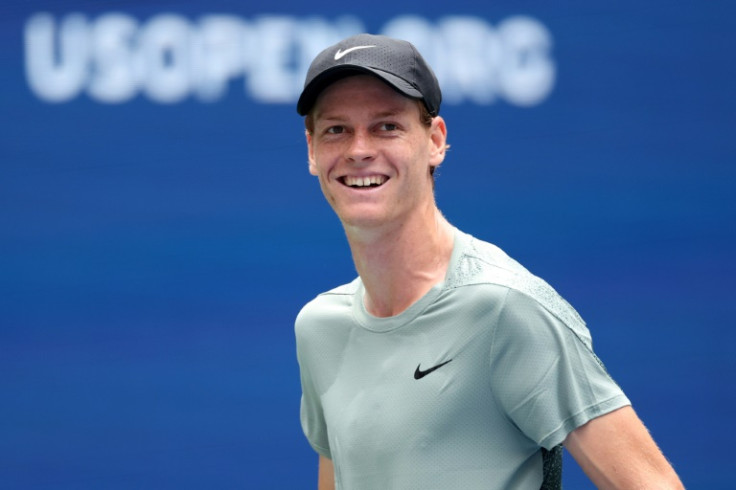 Plenty to smile about: Jannik Sinner has seen Novak Djokovic and Carlos Alcaraz eliminated