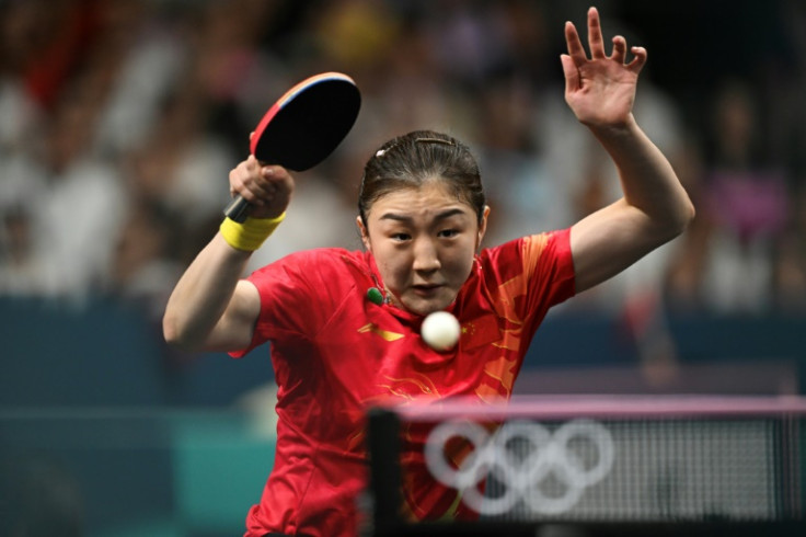 China's Chen Meng (pictured) was booed and abused on social media after beating compatriot Sun Yingsha to table tennis gold in Paris