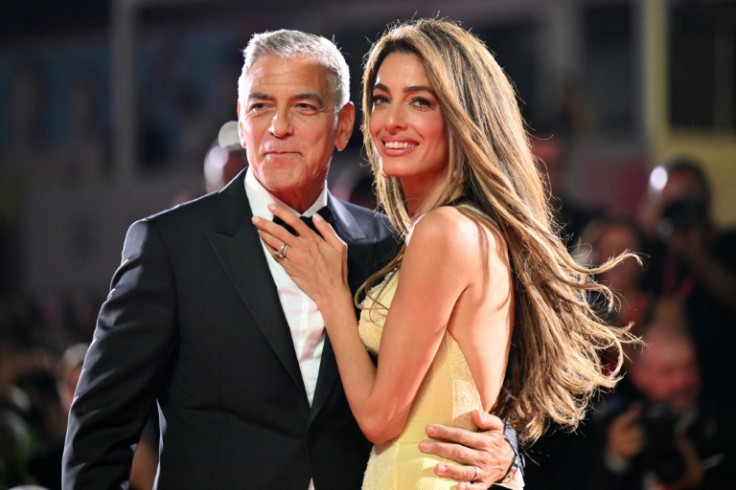 George Clooney walked the red carpet with his wife Amal Clooney