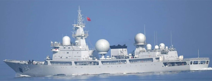 The Japanese defence ministry said it had observed five Chinese naval ships entering the Sea of Japan