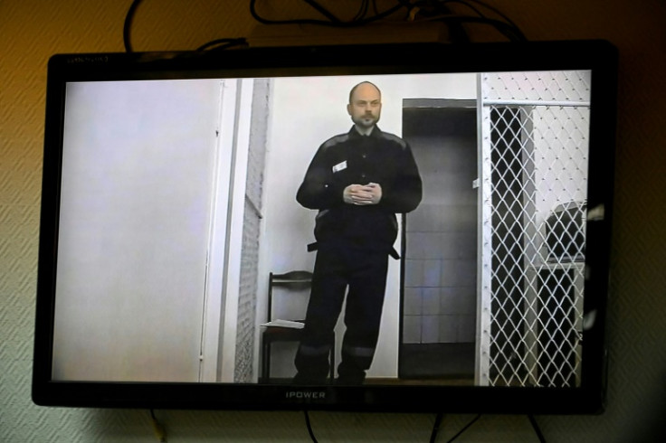 Kara-Murza was twice poisoned to near death for his activism and lost 25 kilograms during his imprisonment