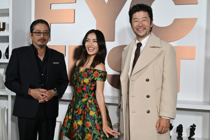 (L-R) Emmy wins are predicted for 'Shogun' stars Hiroyuki Sanada and Anna Sawai, while supporting actor Tadanobu Asano's villainous turn could also be honored