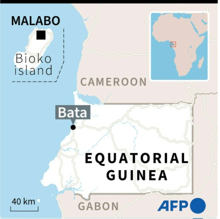Map of Equatorial Guinea