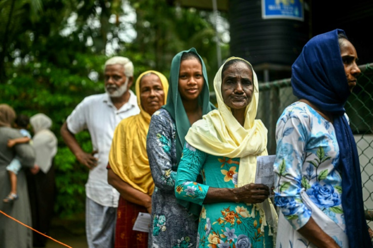 Around 76 percent of Sri Lanka's 17.1 million eligible voters cast ballots in Saturday's poll
