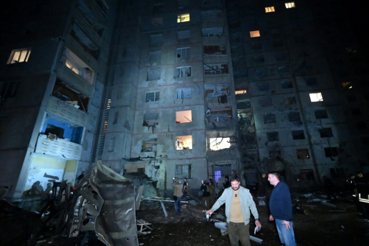 A strike on the city of Kharkiv wounded 21 people in a residential neighbourhood