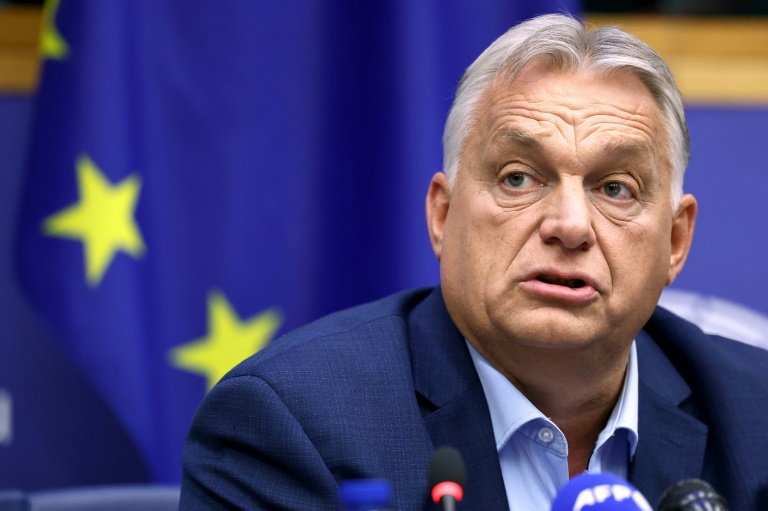 Sparks Fly As Orban Berates EU ‘Elites’ In Parliament Trip