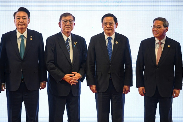 Chinese Premier Li Qiang met regional leaders at the ASEAN summit in Laos and discussed recent clashes in the disputed South China Sea