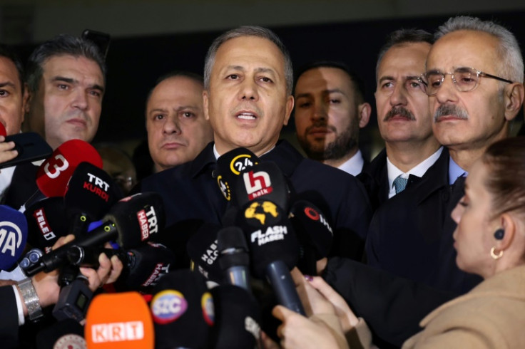 Interior Minister Ali Yerlikaya said three of the injured were in critical condition and that two attackers, a man and a woman, had been 'neutralised'