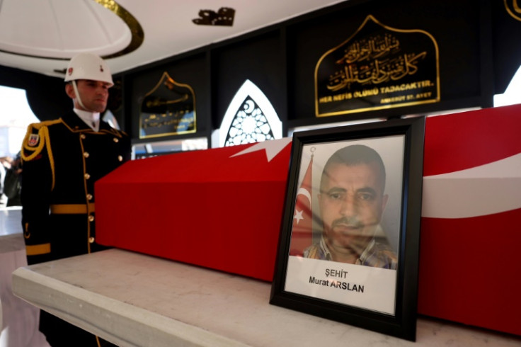 Five people were killed in the attack, with taxi driver Murat Arslan shot dead by the attackers who stole his vehicle