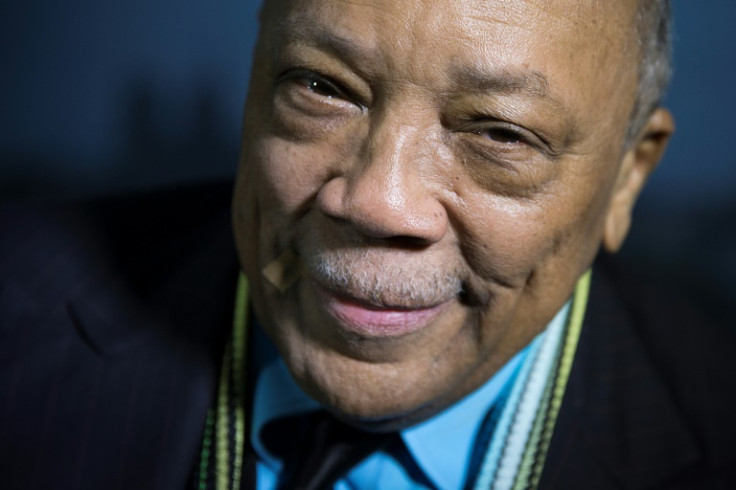 US musician and producer Quincy Jones rose from a childhood of poverty in Chicago to fame and fortune in the music world