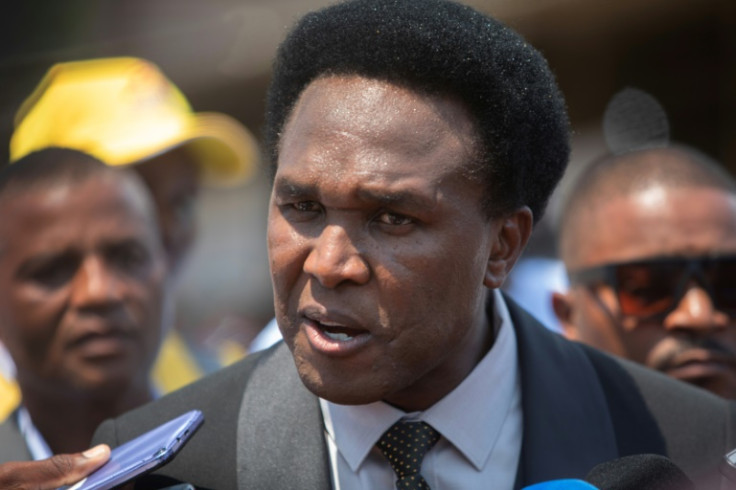 Venancio Mondlane (C) told AFP in an interview it was a 'crucial moment' for Mozambique