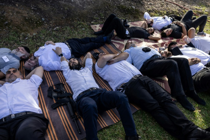 Many of the volunteers hae suffered psychologically from witnessing the aftermath of the October 7 Hamas attacks on Israel