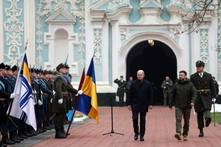 Scholz visited Kyiv a few weeks after calling President Vladimir Putin