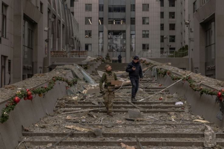 The strike on Kyiv caused extensive damage