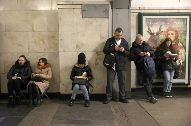 The Kyiv subway stations have doubled as bomb shelters since Russia invaded