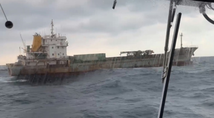 Taiwan's coast guard said the Cameroon-flagged, Chinese-owned Shunxing39 cargo ship was suspected of damaging a subsea telecoms cable