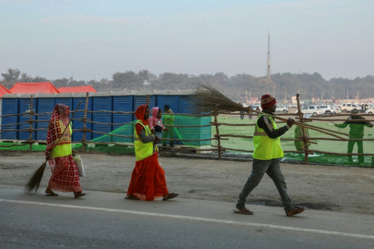 Organisers say the scale of the Kumbh Mela is that of a temporary country