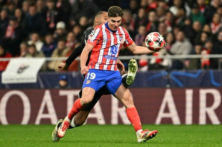 Julian Alvarez got both goals for Atletico Madrid in their win against Bayer Leverkusen