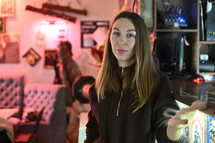 Polina Yakovenko, 29, says residents of Mezhova have grown uneasy in the face of Russian advances