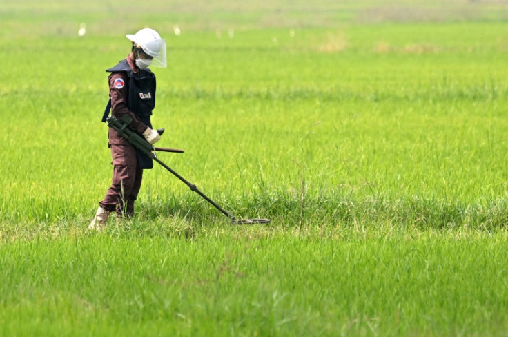 Cambodia is still littered with unexploded ordnance, much of it a legacy from clandestine US operations during the Vietnam War