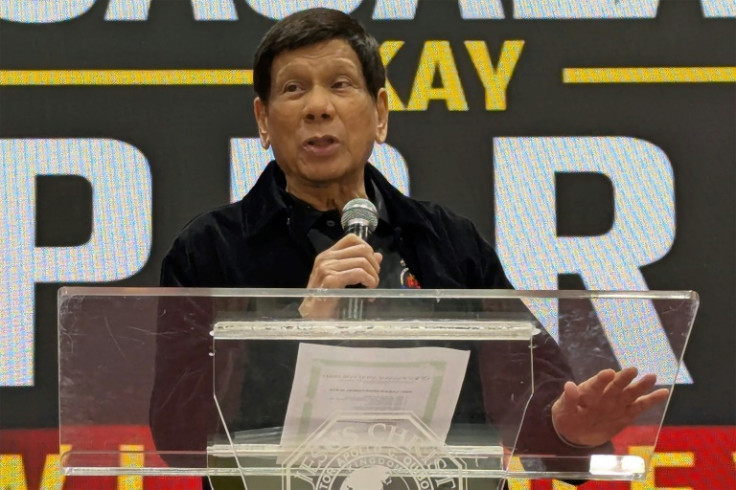 Duterte stands accused of the crime against humanity of murder